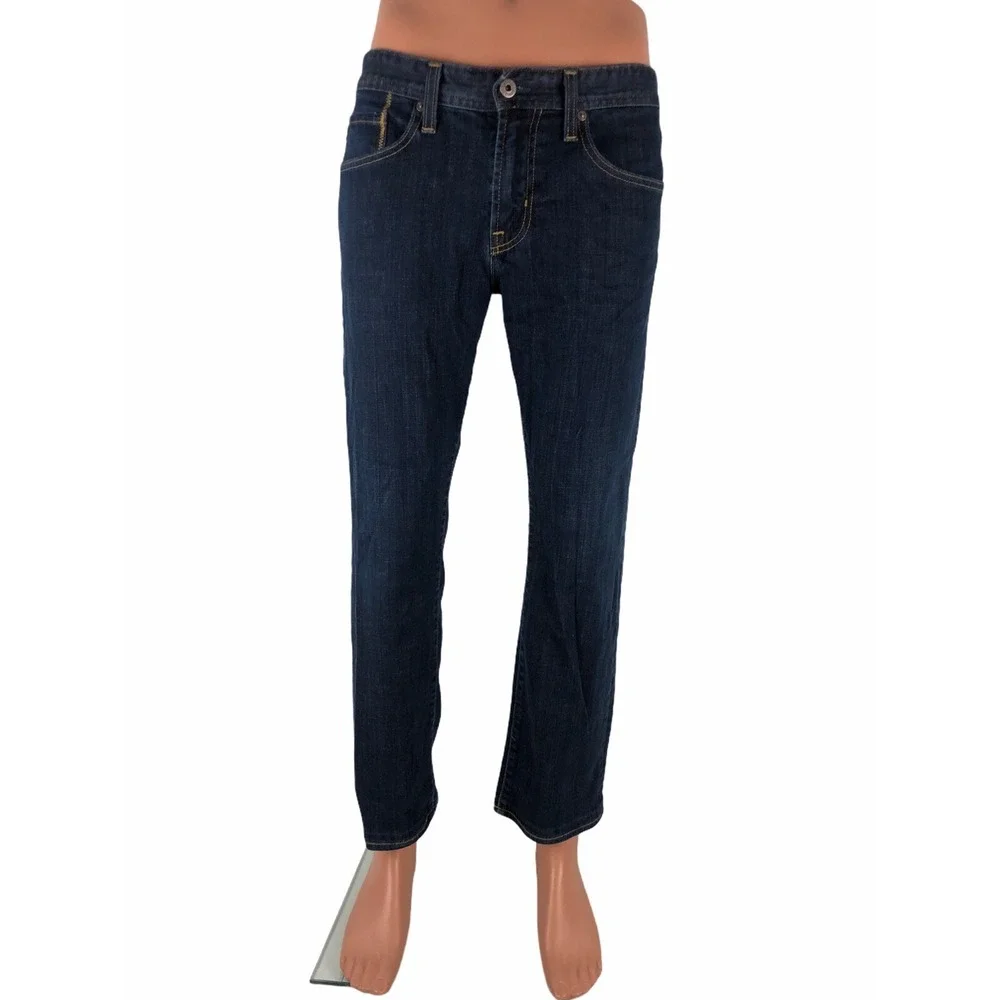 AG Adriano Goldschmied Mens 32 x 28 (actual) Jeans The Protege Straight Cotton